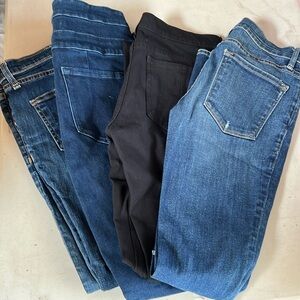 4 paid of jeans Jbrand, rag & bones frame size 26